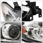 Right Headlight For 2014-2017 Mazda 6 Halogen Headlamp Black Housing