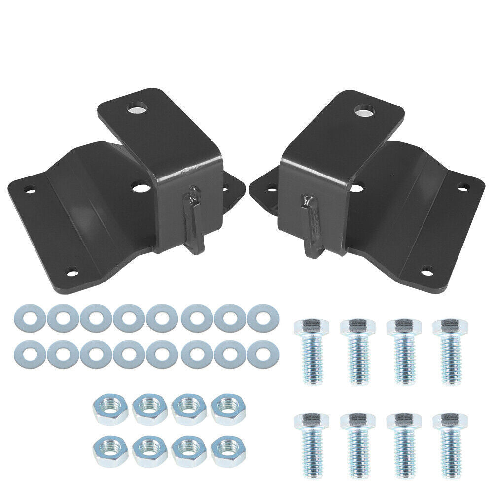 Rear Axle Drop Hanger 2"Lowering Kit For 99-06 GMC Sierra Silverado 1500