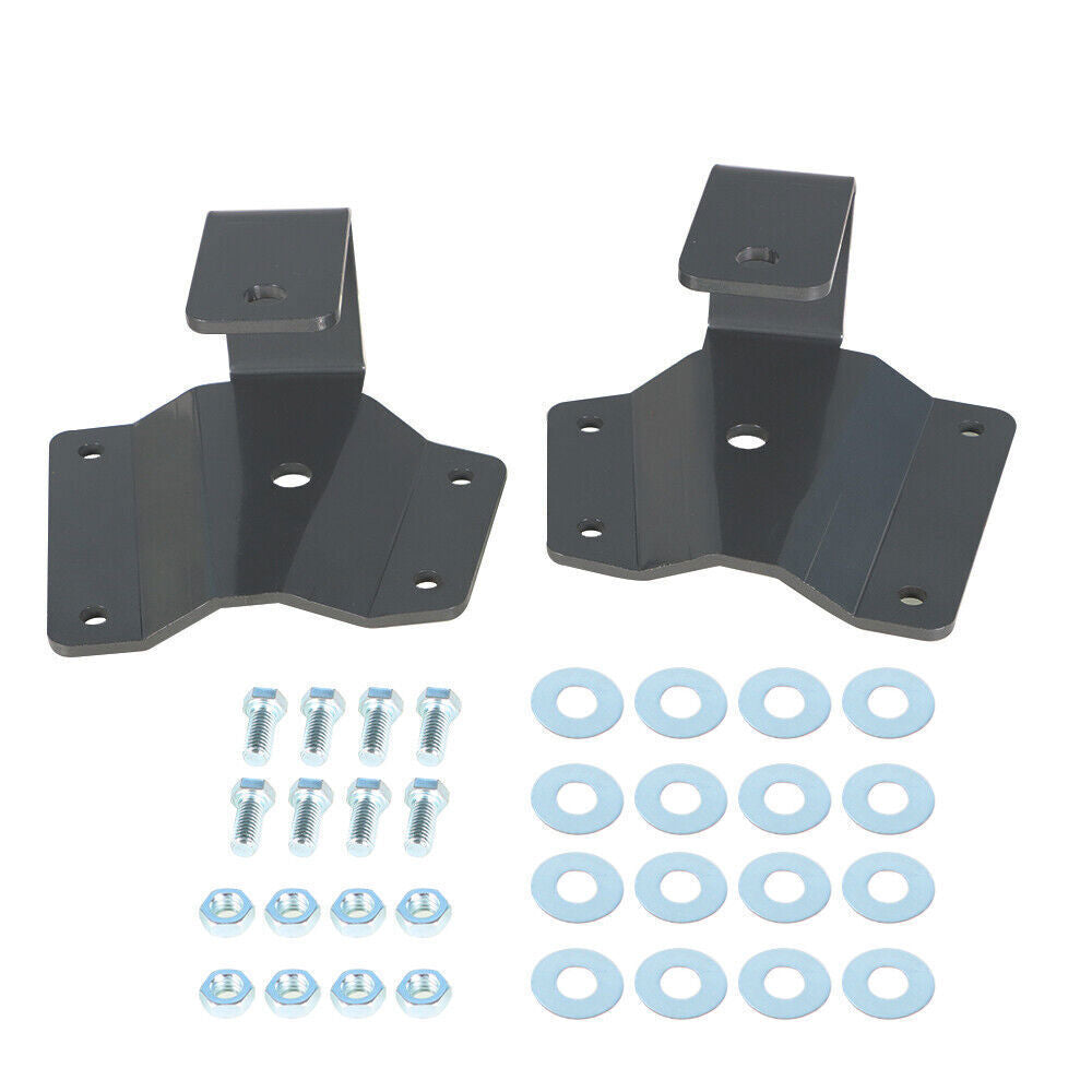 Rear Axle Drop Hanger 2"Lowering Kit For 99-06 GMC Sierra Silverado 1500