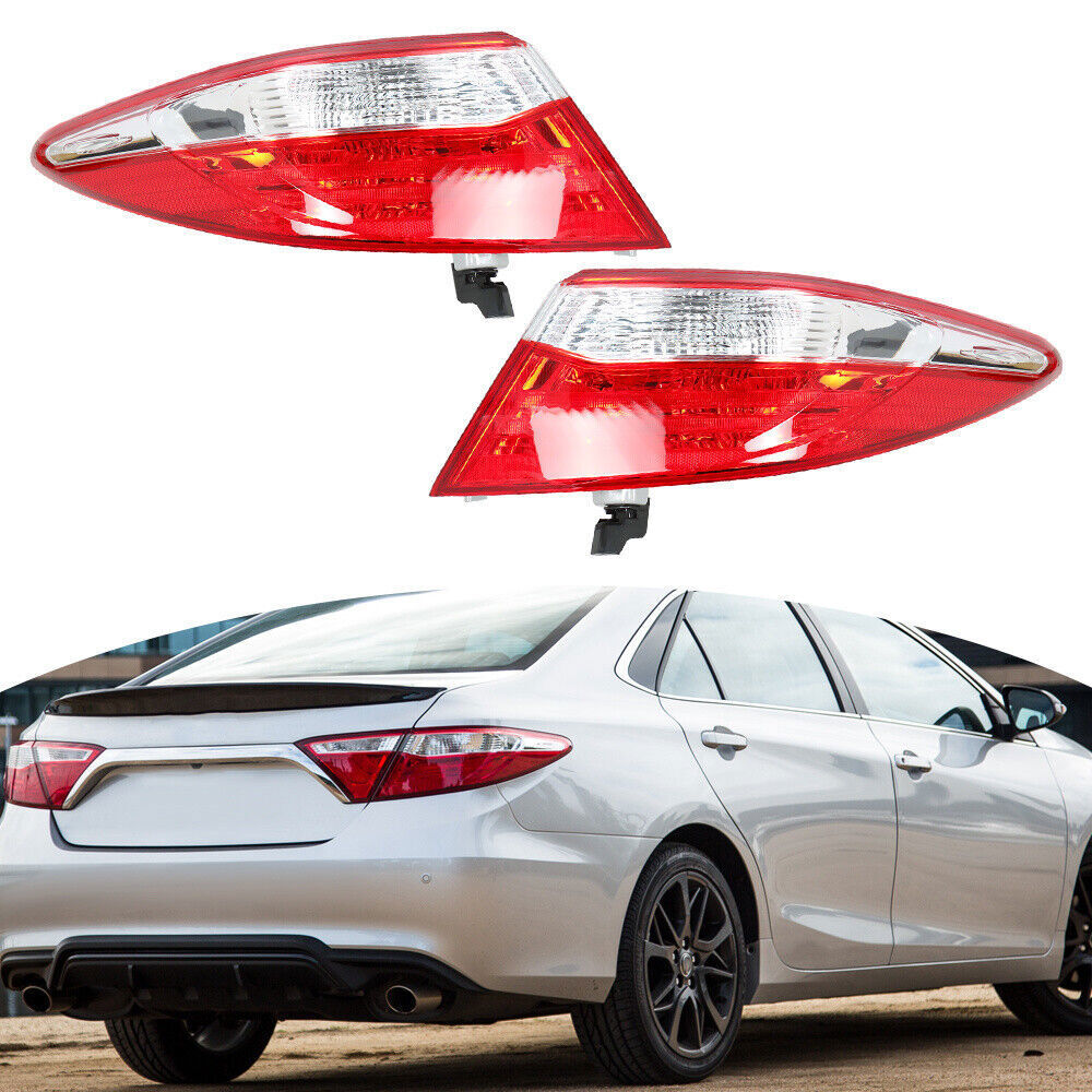LH+RH Outer Tail Lights For 2015-2017 Toyota Camry Brake Lamp Assembly