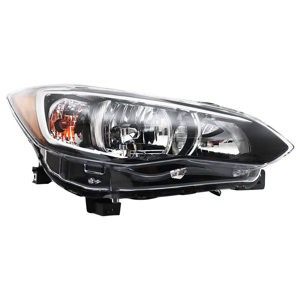 Right Headlight For 2017-2018 Subaru Impreza/Crosstrek Halogen Chrome
