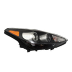 Right Headlight For 2017-2019 Kia Sportage Halogen w/LED DRL Black RH