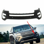 Front Bumper Cover For 2016-2017 Ford Explorer With Tow Hook Hole