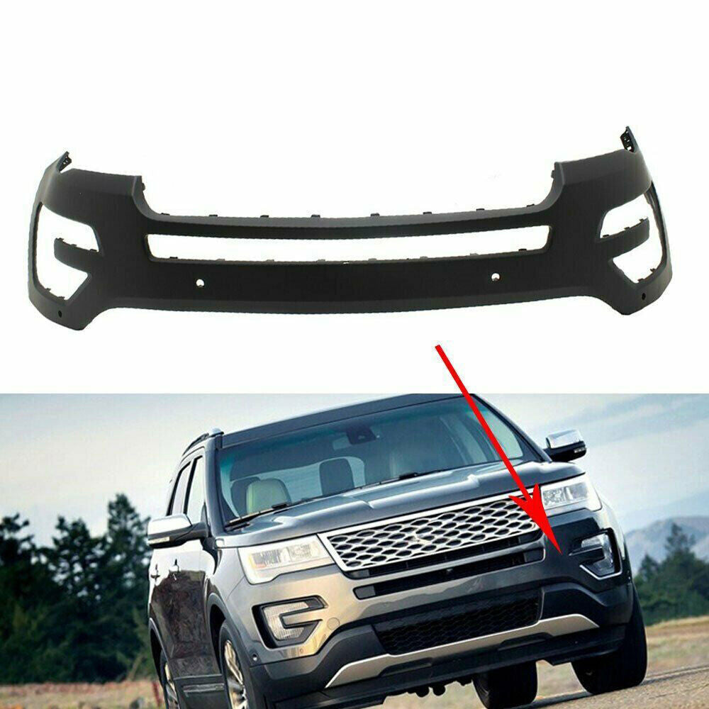 Front Bumper Cover For 2016-2017 Ford Explorer With Tow Hook Hole