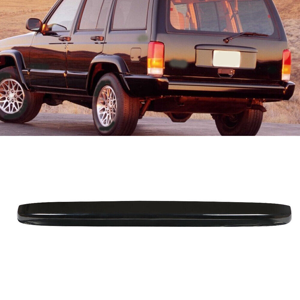 Rear License Plate Lamp Light Cover For 1997-2001 Jeep Cherokee Black