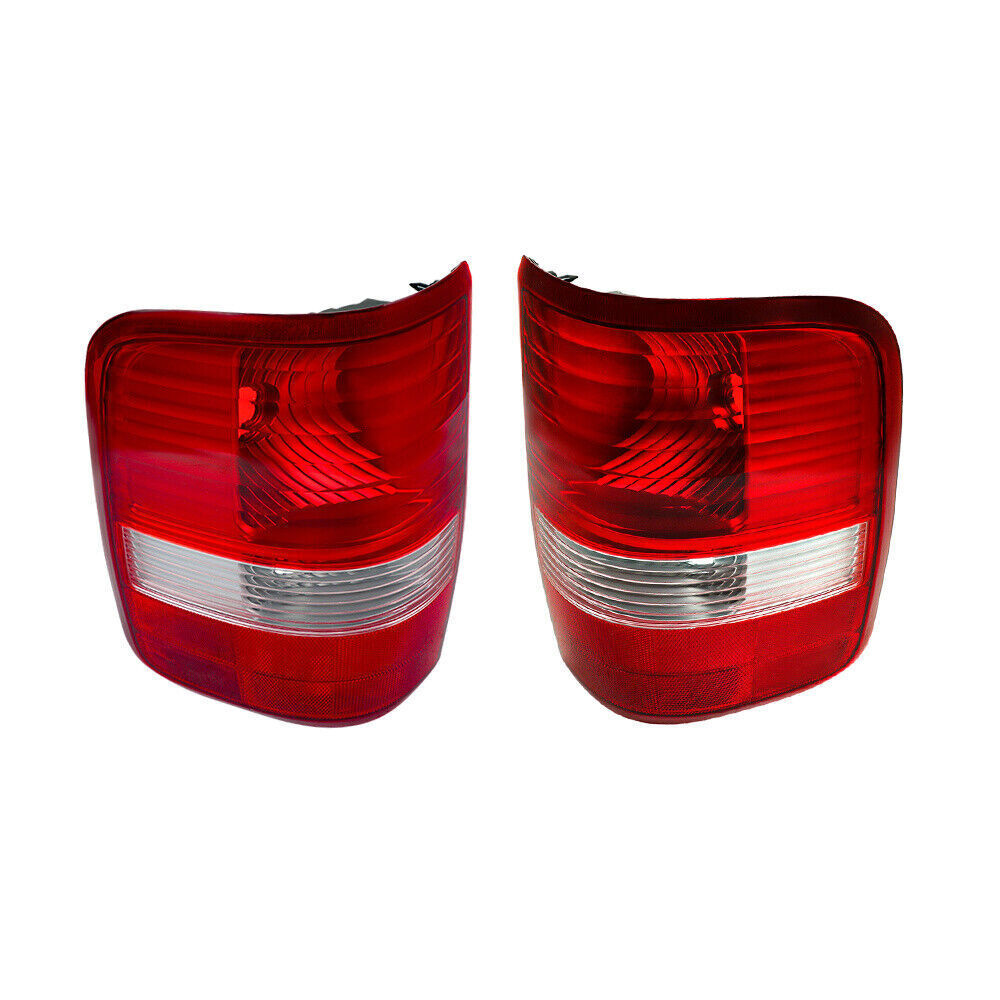 Rear Left+Right Side Tail Lights Brake Lamp For 04-08 Ford F-150 Halogen