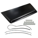 Front Hood Scoop Bulge Kit For 2014-2021 Toyota Tundra Black Plastic