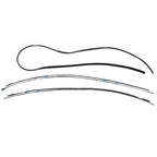 Front Hood Scoop Bulge Kit For 2014-2021 Toyota Tundra Black Plastic