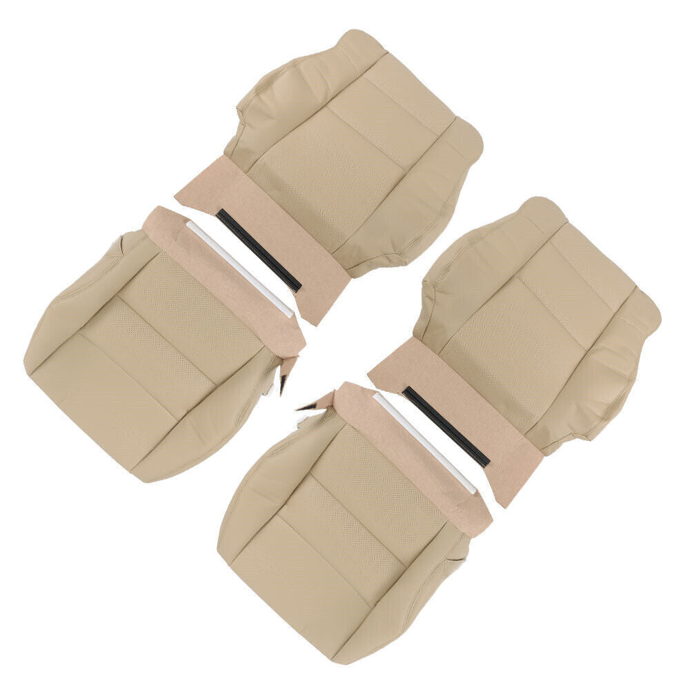 Front Driver Passenger Seat Cover For Acura RDX 2007-2012 Leather Tan