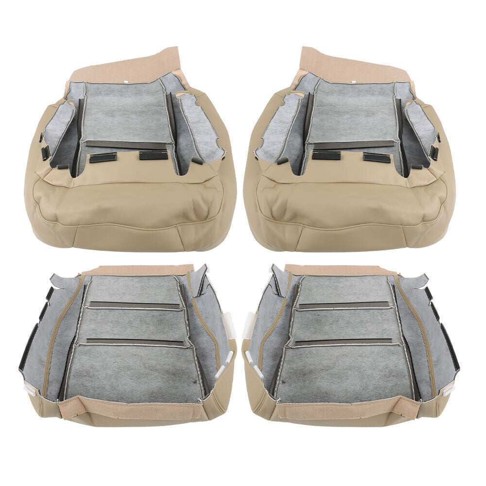 Front Driver Passenger Seat Cover For Acura RDX 2007-2012 Leather Tan