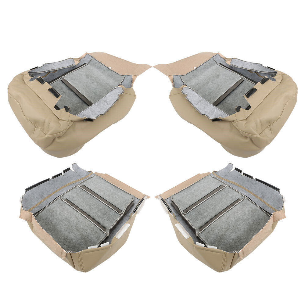 Front Driver Passenger Seat Cover For Acura RDX 2007-2012 Leather Tan