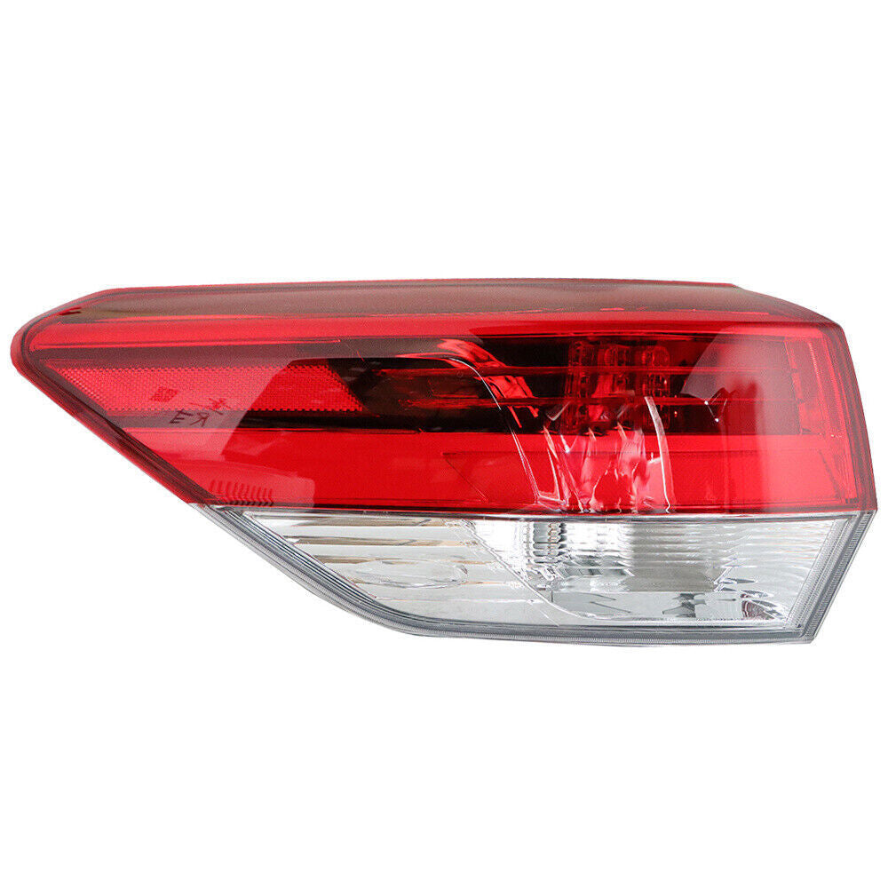 Rear Left+Right Side Tail Light For 2017-19 Toyota Highlander LED Clear