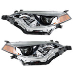 Left&Right Side Headlight Halogen Headlamps For 2014-2016 Toyota Corolla
