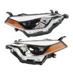 Left&Right Side Headlight Halogen Headlamps For 2014-2016 Toyota Corolla