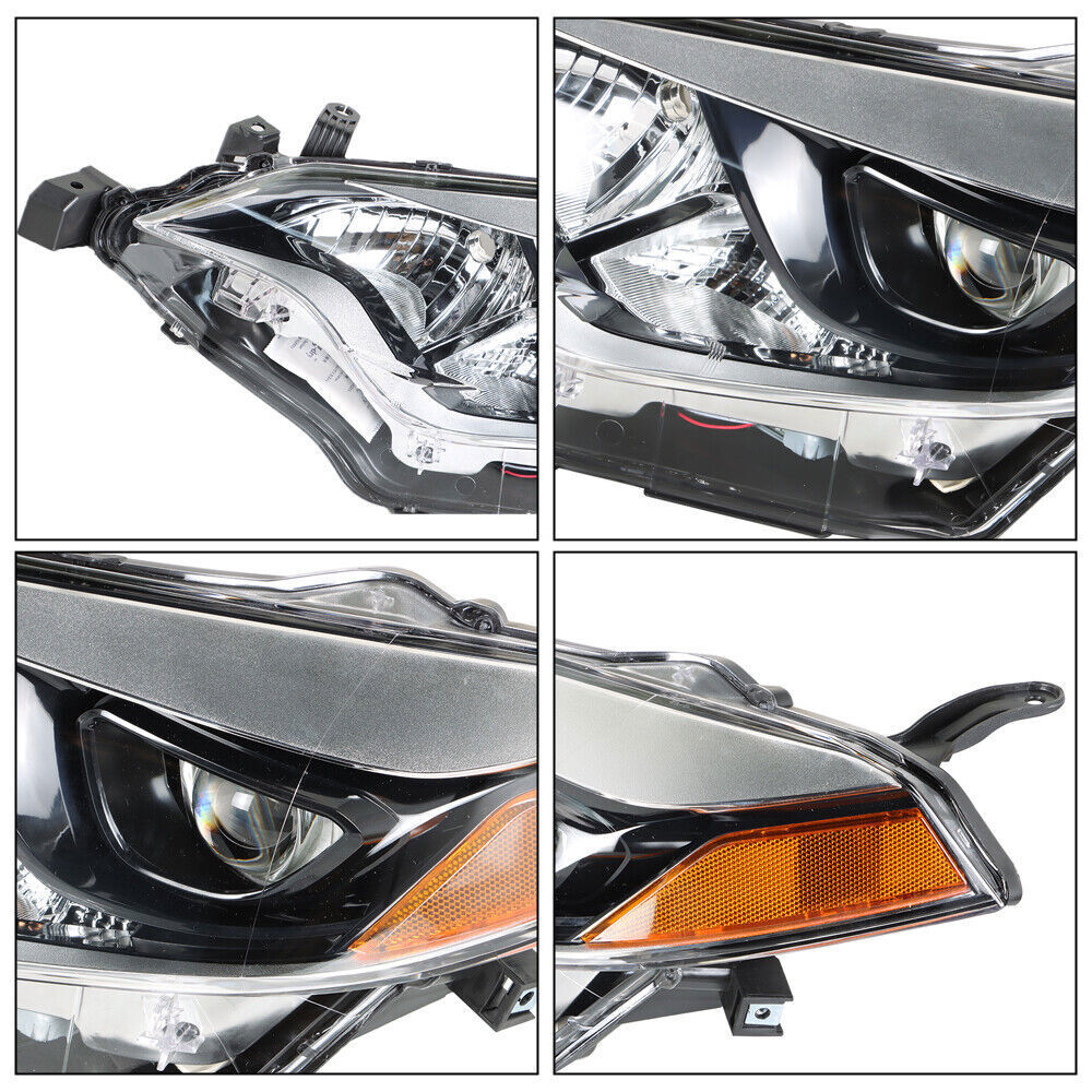 Left&Right Side Headlight Halogen Headlamps For 2014-2016 Toyota Corolla