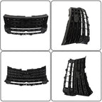Front Bumper Grille For 2016-2017 Ford Explorer Glossy Black FO1200578