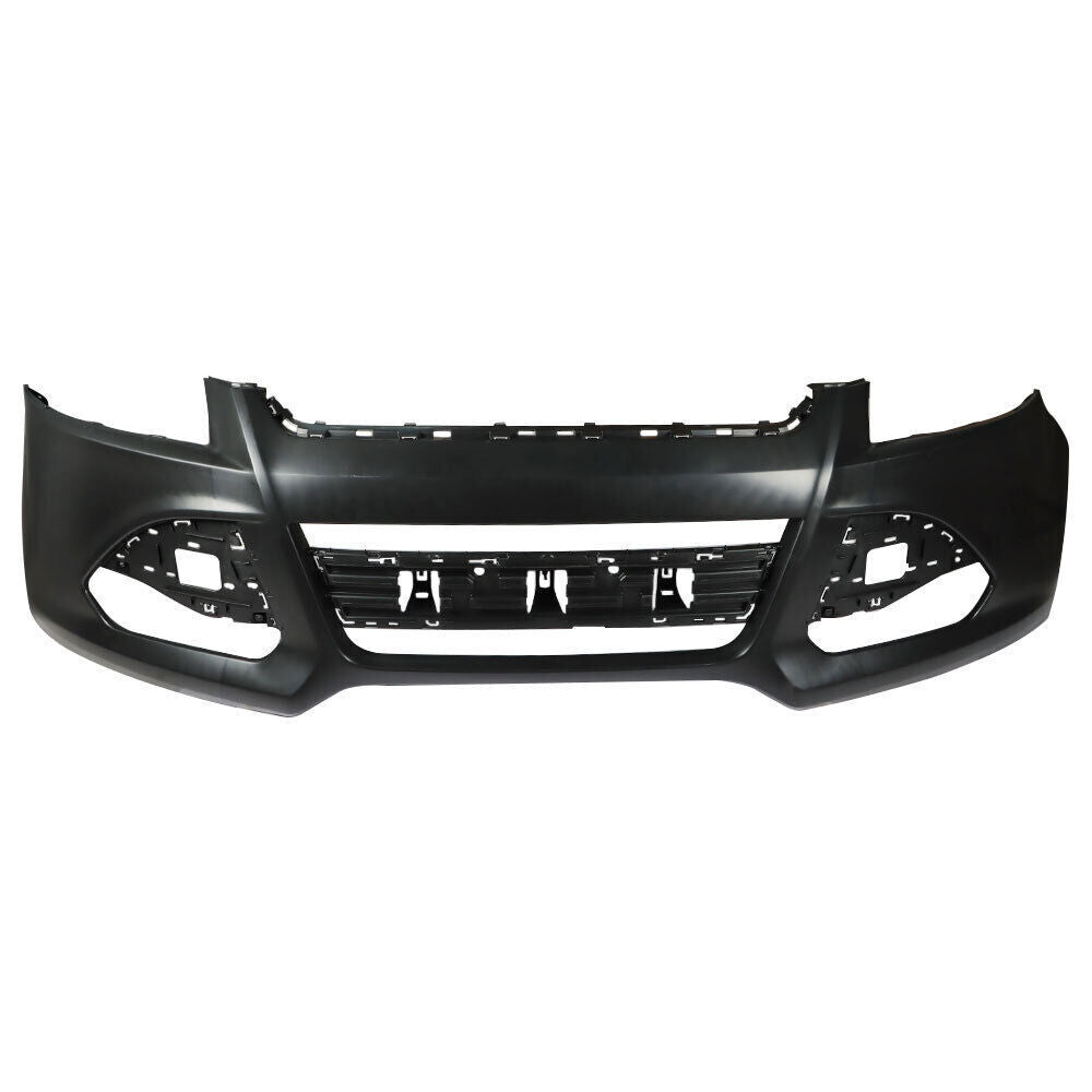 Front Bumper & Lower Grille & Fog Lamp Cover For 2013-16 Ford Escape