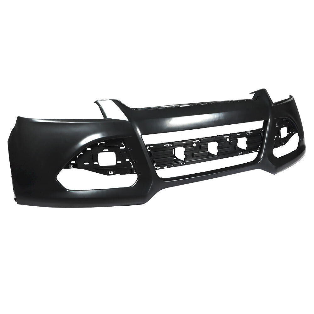Front Bumper & Lower Grille & Fog Lamp Cover For 2013-16 Ford Escape