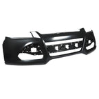 Front Bumper & Lower Grille & Fog Lamp Cover For 2013-16 Ford Escape