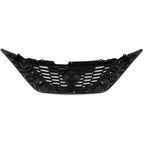 Front Upper Chrome Grill For 2016-2018 Nissan Sentra ABS Honeycomb Mesh