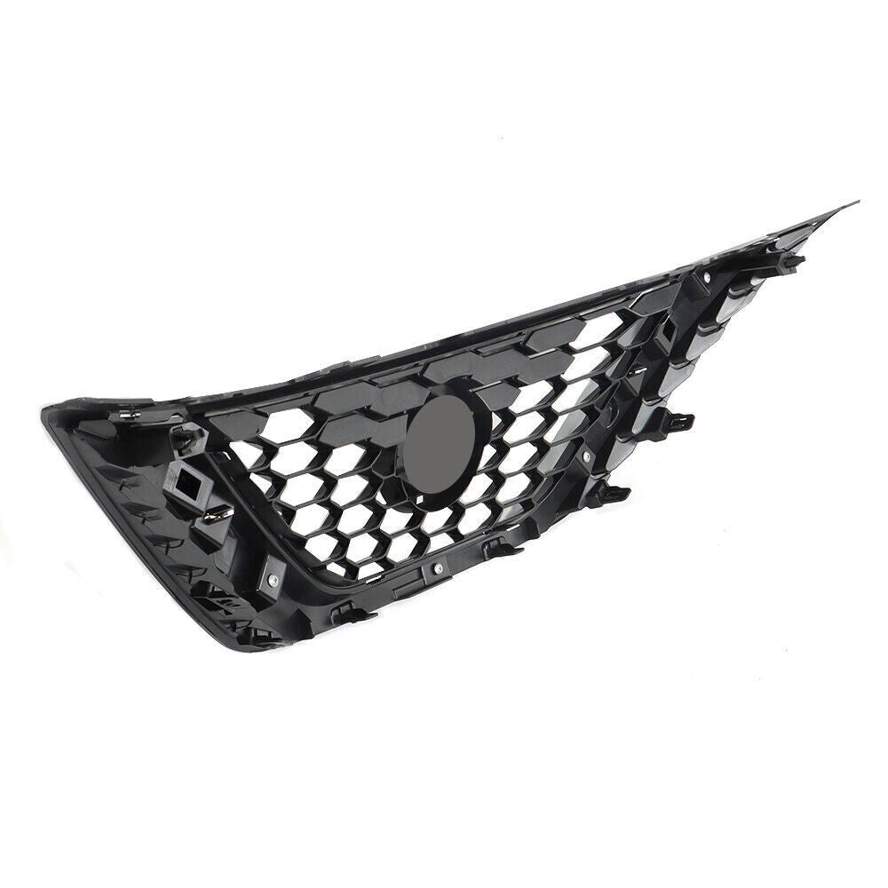 Front Upper Chrome Grill For 2016-2018 Nissan Sentra ABS Honeycomb Mesh