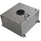 15 Gallon Racing Drift Fuel Cell Tank + level Sender Polished Aluminum