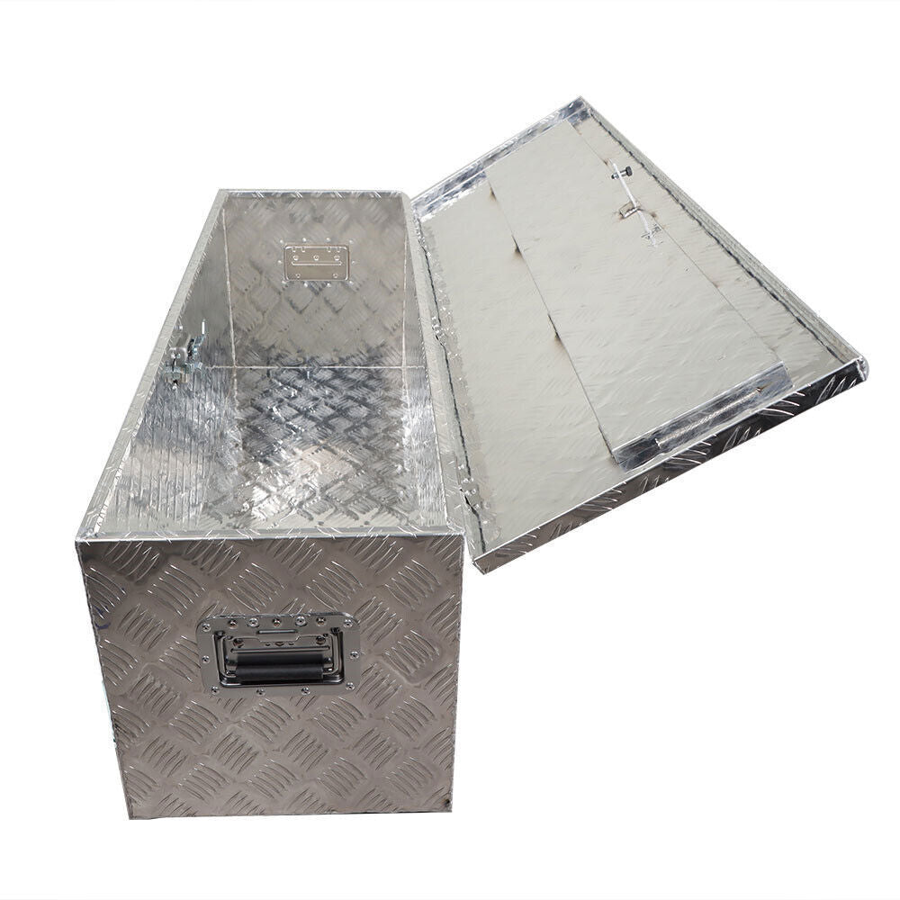 Aluminum Heavy Duty Truck Bed Storage Tool Box w/Lock 49 x 15 x 15