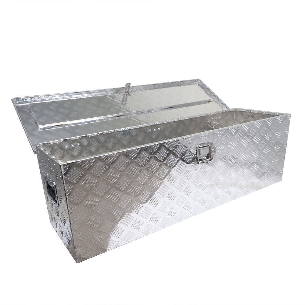 Aluminum Heavy Duty Truck Bed Storage Tool Box w/Lock 49 x 15 x 15