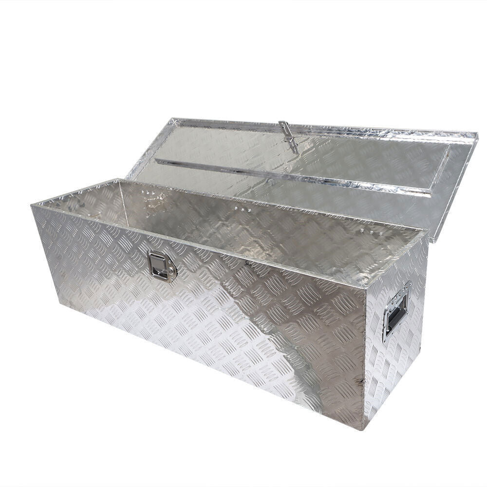 Aluminum Heavy Duty Truck Bed Storage Tool Box w/Lock 49 x 15 x 15