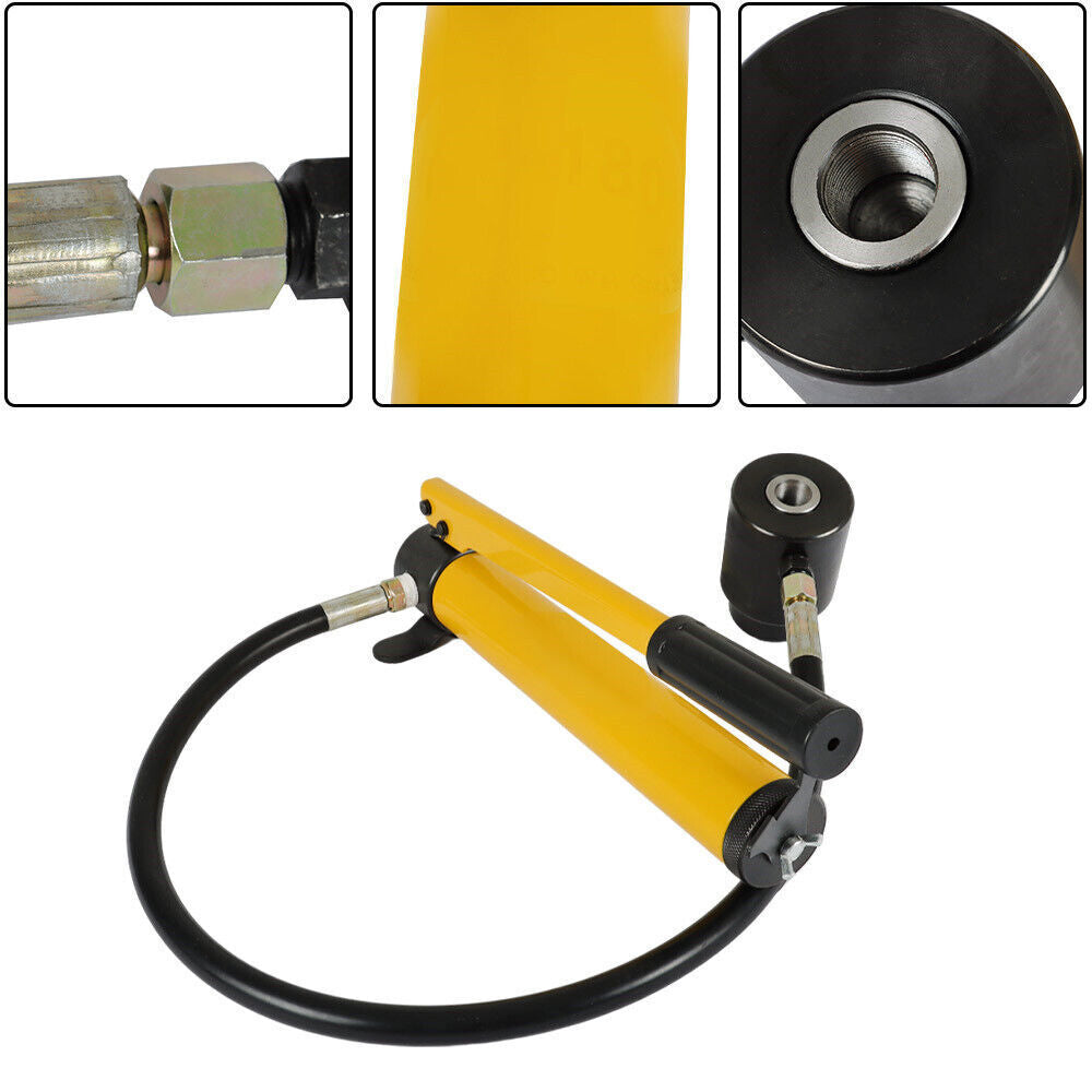 Hydraulic Exhaust Pipe Expander Manual Tailpipe 1-5/8" to 4 1/4" 10 Tons