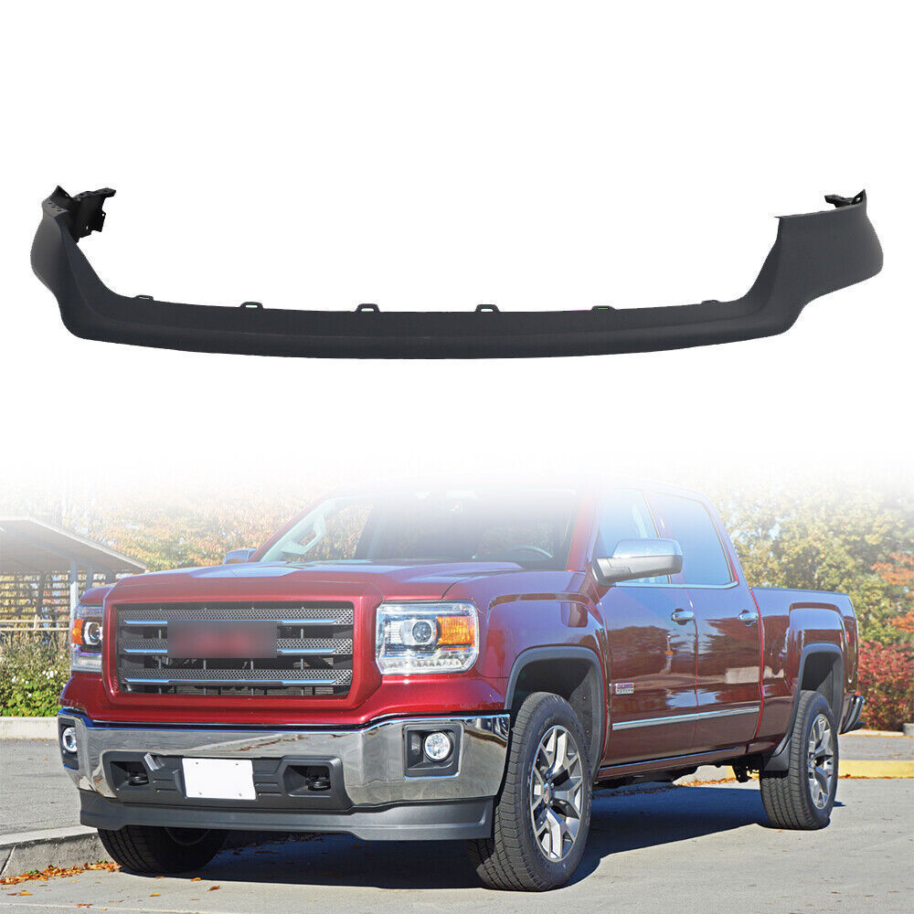 Front Upper Bumper Cover Primed For 2014-2015 GMC Sierra 1500
