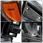 Passenger Right Side Headlight For 2019-2020 Silverado LED Black Housing