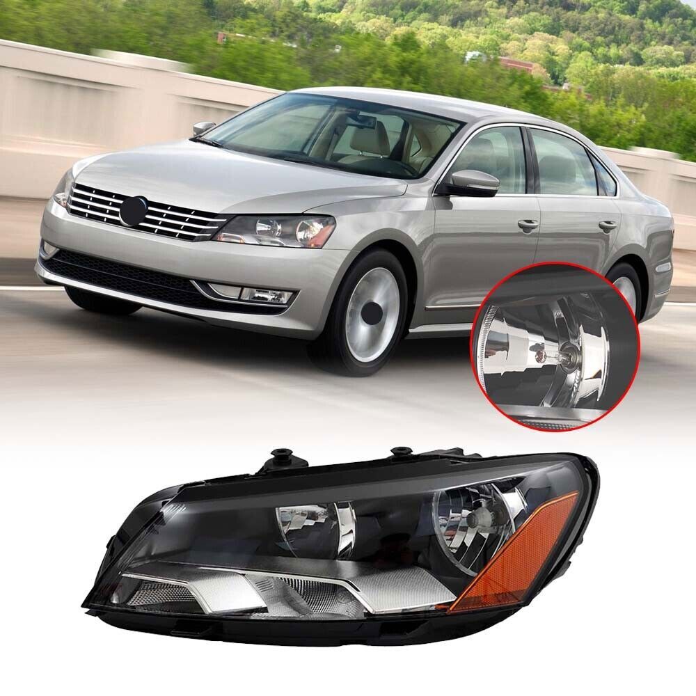 Left Headlight For 2012-2015 Volkswagen Passat Haloge Headlamp LH Drive