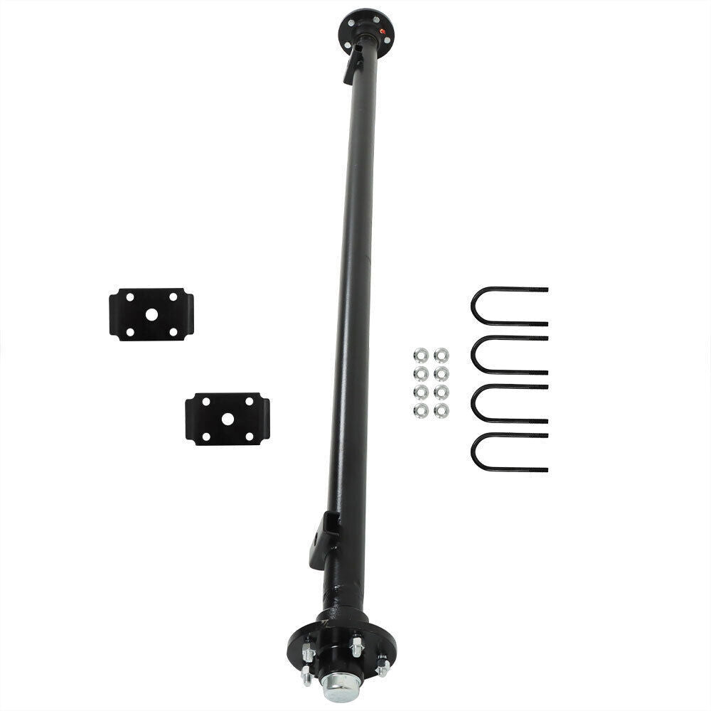 Trailer Axle 5x4.5 Bolt Pattern 73" HF 58" Spring Center 3.5K&U-Bolt Kit