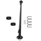 Trailer Axle 5x4.5 Bolt Pattern 73" HF 58" Spring Center 3.5K&U-Bolt Kit