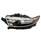 Left Side Headlights For 2013-2014 Ford Taurus Halogen W/Gray Trim HIR2