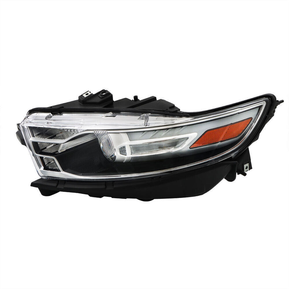 Left Side Headlights For 2013-2014 Ford Taurus Halogen W/Gray Trim HIR2