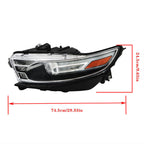 Left Side Headlights For 2013-2014 Ford Taurus Halogen W/Gray Trim HIR2