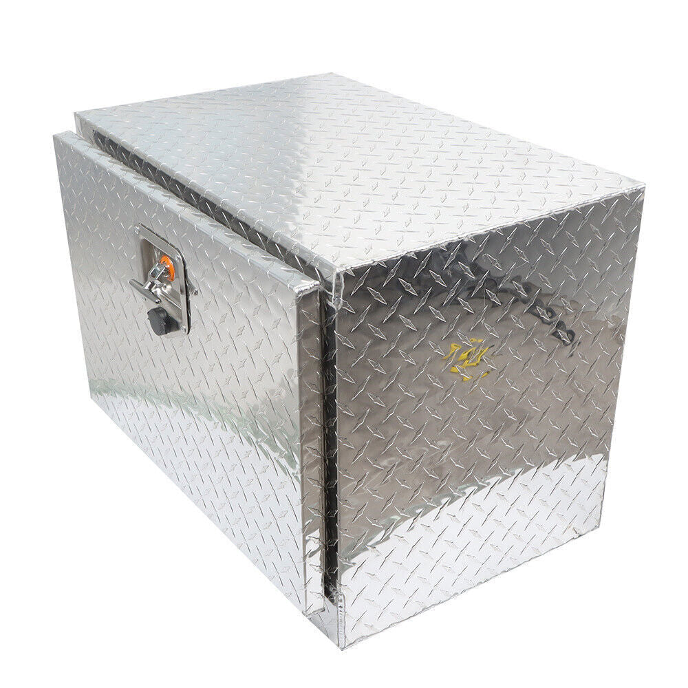 Aluminum Tool Box For Trailer Flatbed Truck Underbody Storage 24 x17 x18