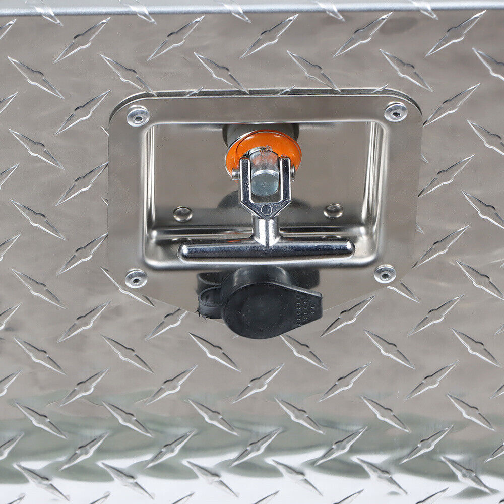 Aluminum Tool Box For Trailer Flatbed Truck Underbody Storage 24 x17 x18