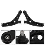 Control Arm w/Ball Joints Set For 2011 - 2019 Ford Fiesta 1.6L 4-Door