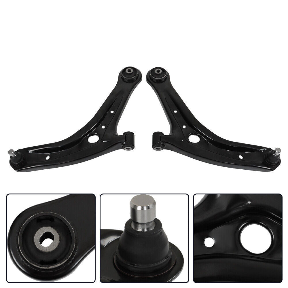 Control Arm w/Ball Joints Set For 2011 - 2019 Ford Fiesta 1.6L 4-Door