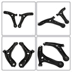 Control Arm w/Ball Joints Set For 2011 - 2019 Ford Fiesta 1.6L 4-Door