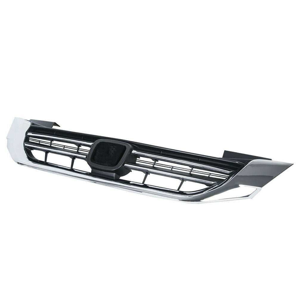 Front Upper Grille Chrome Trim Grill For 2013-2015 Honda Accord Sedan