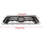 Front Upper Grille For 2012-14 2015 Toyota Tacoma Chrome Black TO1200351