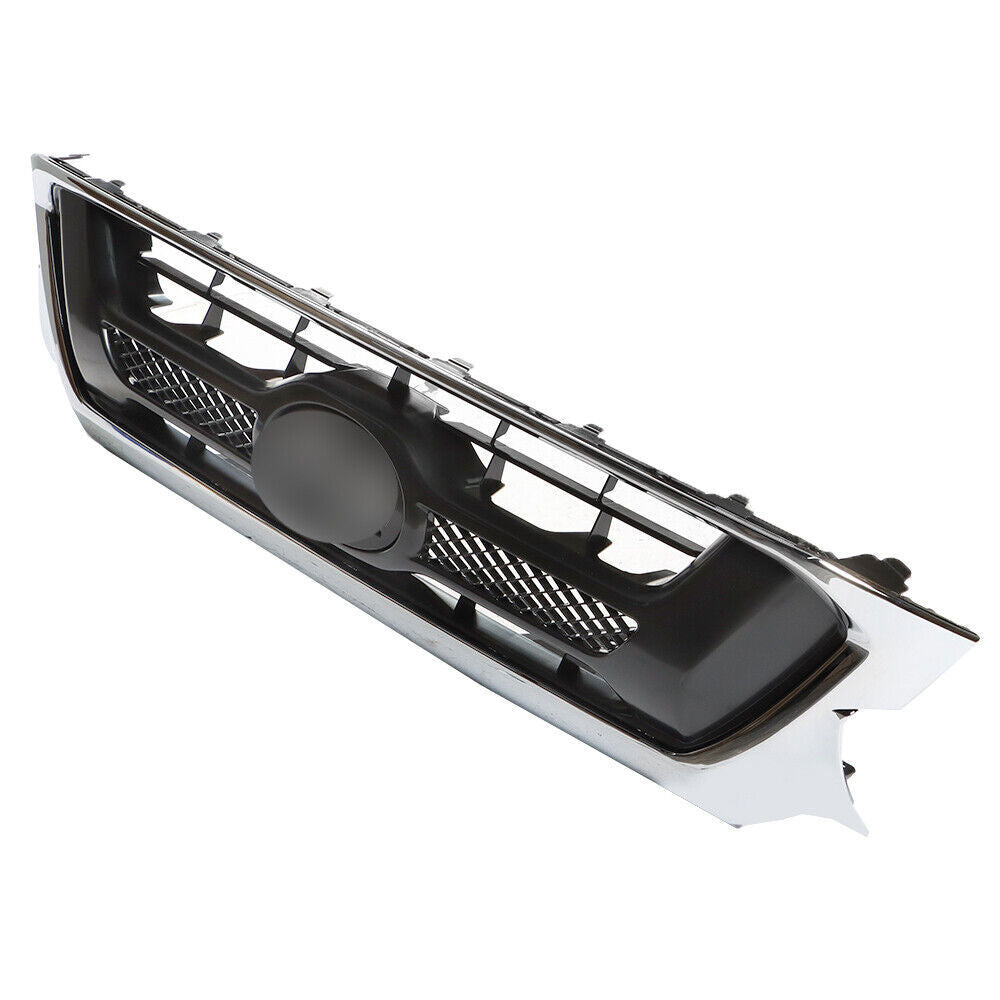 Front Upper Grille For 2012-14 2015 Toyota Tacoma Chrome Black TO1200351