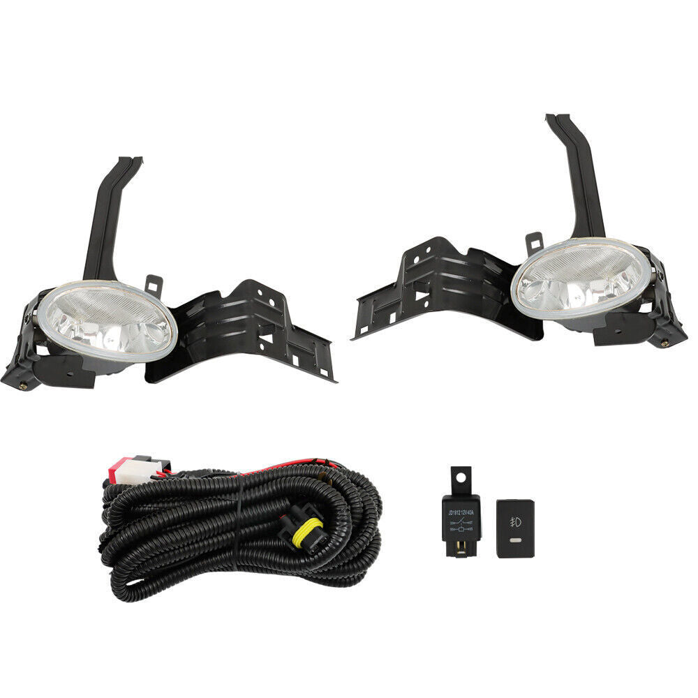 Left+Right Fog Lights Fit For 2008-2010 Honda Accord Sedan Driving Lamps