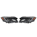 LH+RH W/LED Low Beam+DRL For 2016-18 Pilot ELITE&2019-21 Passport Black