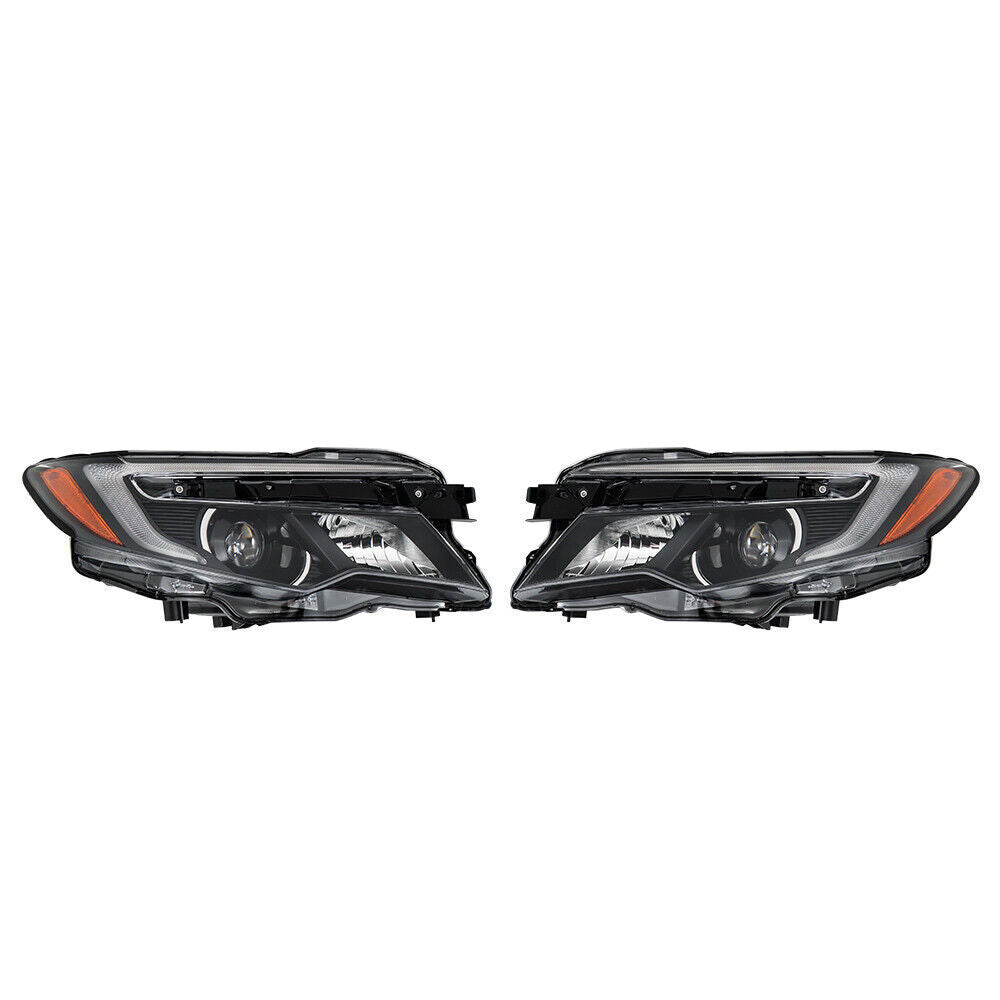 LH+RH W/LED Low Beam+DRL For 2016-18 Pilot ELITE&2019-21 Passport Black