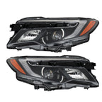 LH+RH W/LED Low Beam+DRL For 2016-18 Pilot ELITE&2019-21 Passport Black